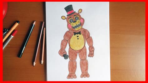 How to draw Toy Freddy, FNAF, Как нарисовать Той Фредди, ФНАФ - YouTube