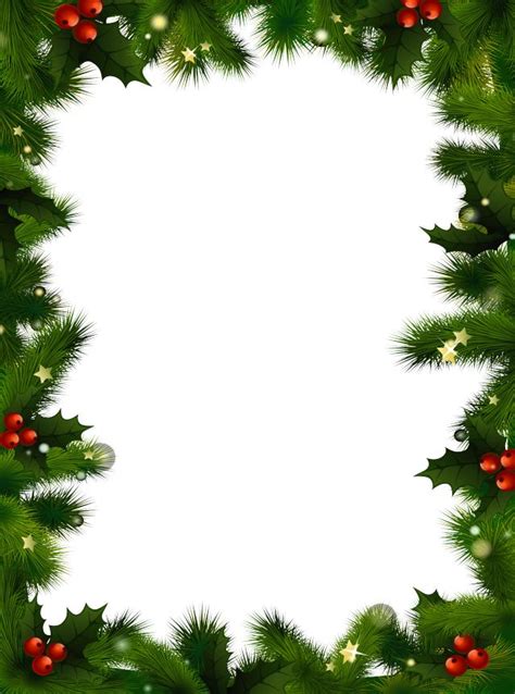 free christmas card borders clip art - Clipground