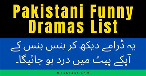 Pakistani Funny Dramas List 2024 (Top 25)