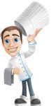 Chef with Uniform Cartoon Vector Character - 109 Illustrations | GraphicMama