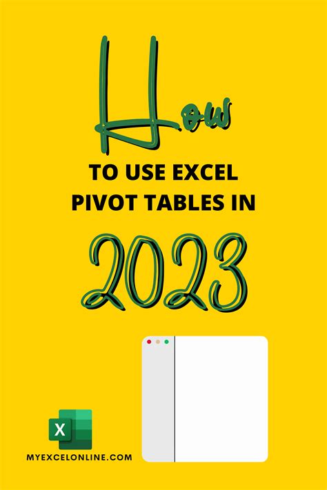 50 Things You Can Do With Excel Pivot Table | MyExcelOnline | Pivot ...