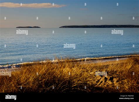 The beach at Pwllheli, North Wales Stock Photo - Alamy