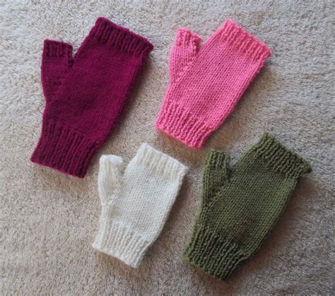 Ravelry: Easy Fingerless Mittens - with Thumbs by marianna mel | Fingerless gloves knitted ...