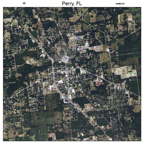 Aerial Photography Map of Perry, FL Florida