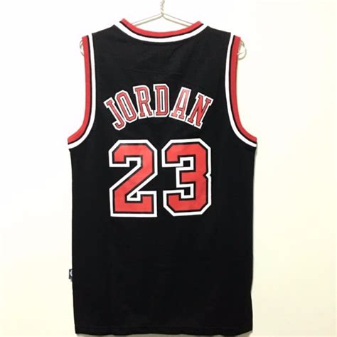 (S) Chicago Bulls #23 Michael Jordan Basketball NBA Jersey Black ...