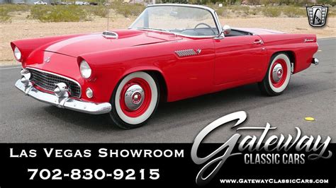 1955 Ford Thunderbird Red 1955 Ford Thunderbird 292 V8 3 Speed Manual ...