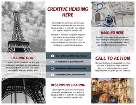 European Art Museum Brochure Template | MyCreativeShop