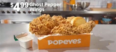 Popeyes Adds Ghost Pepper Wings to the Menu - The Fast Food Post