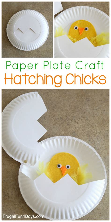 Paper Plate Craft: Hatching Chicks! - Frugal Fun For Boys and Girls