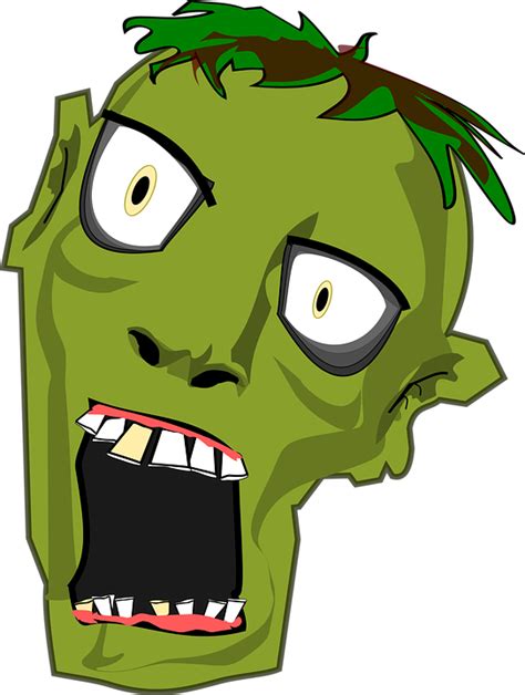 Download Zombie, Head, Horror. Royalty-Free Vector Graphic - Pixabay