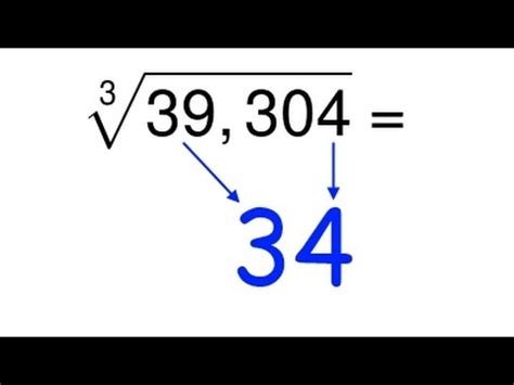 VIDEO: How to Calculate Cube Roots in Your Head – Engineering Feed