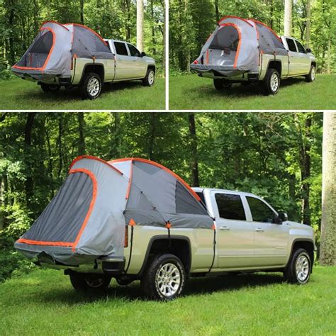 2 People Outdoor Camping Pick Up Truck Bed Tent SUV Waterproof Canopy Campers Pickup Cover Tent ...