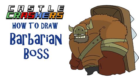 How to Draw the Barbarian Boss | Castle Crashers - YouTube