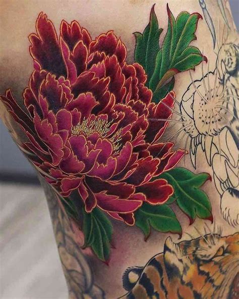 Japanese Flower Tattoo by Kenji Shigehara