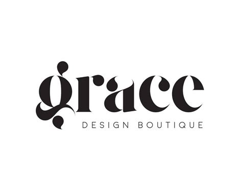 the word grace is written in black and white on a white background with an abstract design