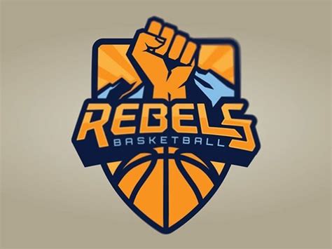 Rebels Basketball logo design _____________________________ Want a custom logo? We do UNLIMITED ...