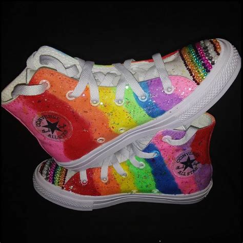 Custom Rainbow Converse Shoes Pride Converse Lgbtgay Pride | Etsy