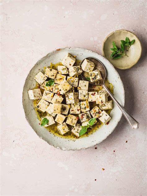 Marinated Tofu Feta | My Goodness Kitchen