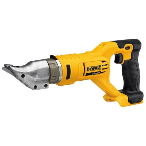 DEWALT 20-Volt MAX Lithium-Ion Cordless 18-Gauge Swivel Head Shears ...