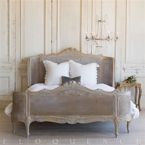 French Country Style Vintage Bed: 1940 | Kathy Kuo Home