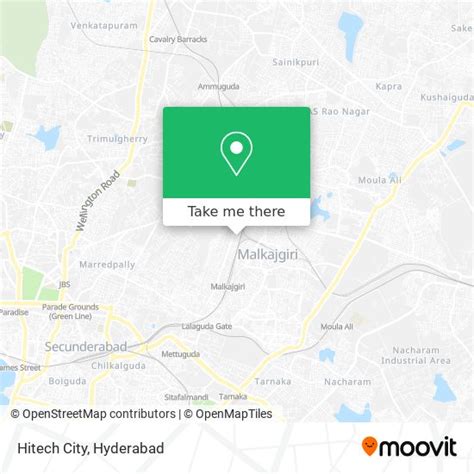 How to get to Hitech City in Hyderabad by bus, train or metro?