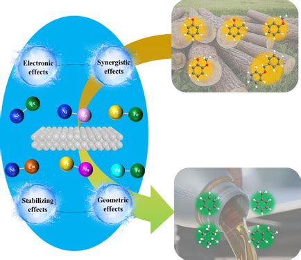 Effects of metal promoters in bimetallic catalysts in hydrogenolysis of lignin derivatives into ...