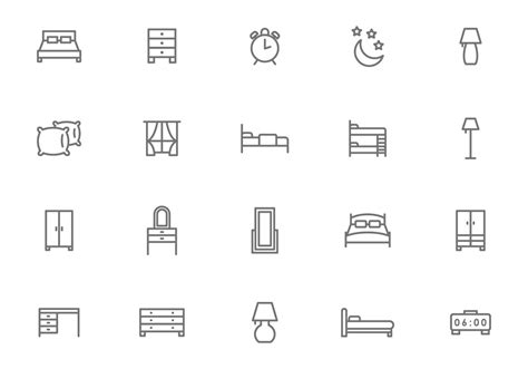 Bedroom Icon Vector Art, Icons, and Graphics for Free Download