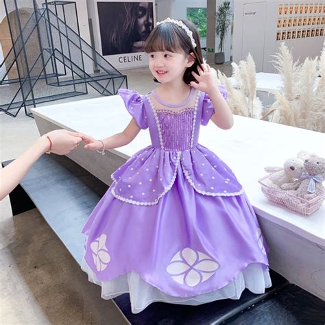 2022 New Girls Sofia Princess Dress Birthday Party Dress - Etsy Singapore