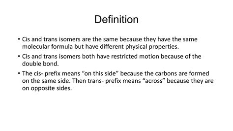 Geometric isomers cis 2 butene | PPT