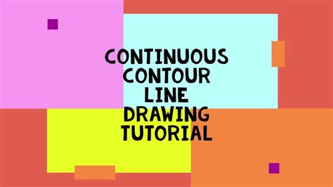 Continuous Contour Line Drawing Tutorial - YouTube