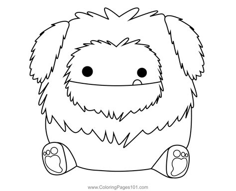 Bigfoot Coloring Pages For Kids Illustration Par Tixx - vrogue.co