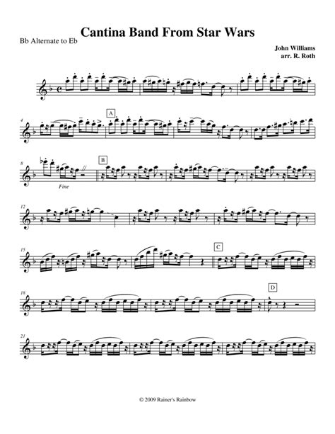 Cantina band brass quintet sheet music - buxpassa