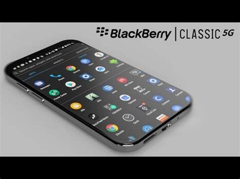 BlackBerry Classic 5G (2021) - The Legend is Back! Concept - YouTube | Blackberry smartphone ...