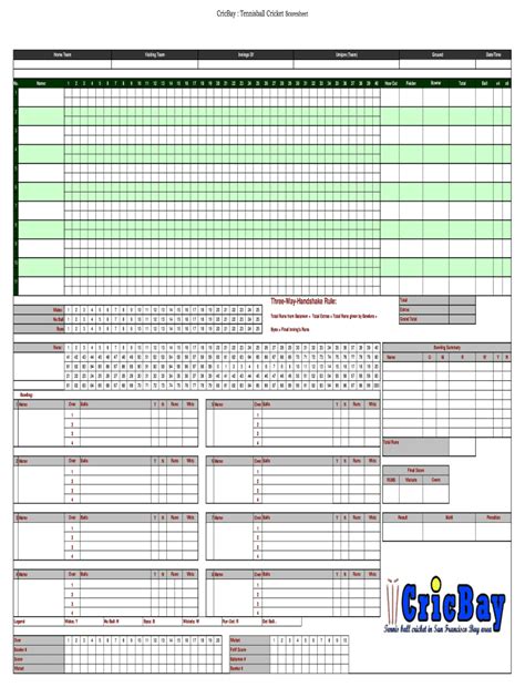 Cricket Score Sheet Pdf - Fill Online, Printable, Fillable, Blank ...