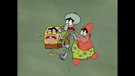 SpongeGar Squog and Patar Running from the Fire for 10 Hours - YouTube