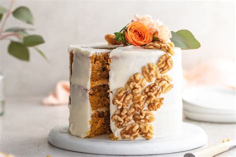 Carrot Cake with Cream Cheese Frosting - California Walnuts