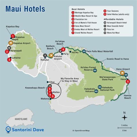 West Maui Resorts Map - Zara Anderea