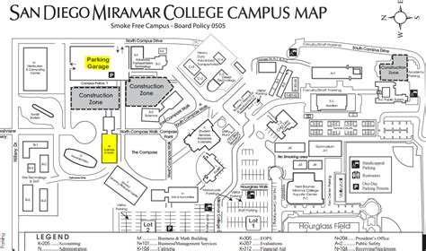 Miramar College Campus Map - Campus Map