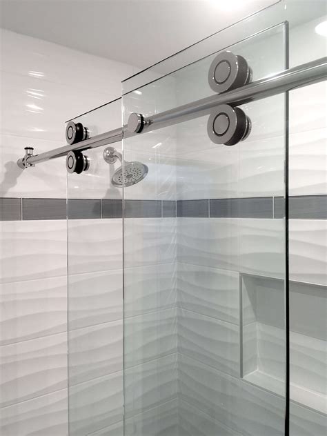 Frameless Sliding Shower Doors and Enclosures