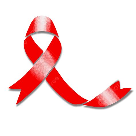 The Red Ribbon Symbolizes Caring For Aids Patients And Hiv Day, The Red Ribbon, Aids, Hiv Day ...