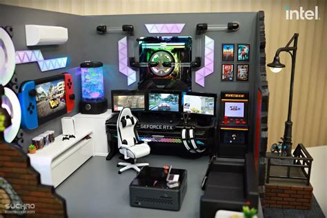 Check out this amazing custom PC designed to resemble a gamer's room ...