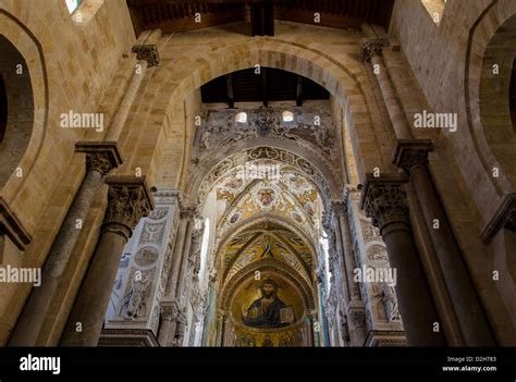 Interior of a basilica Stock Photo - Alamy