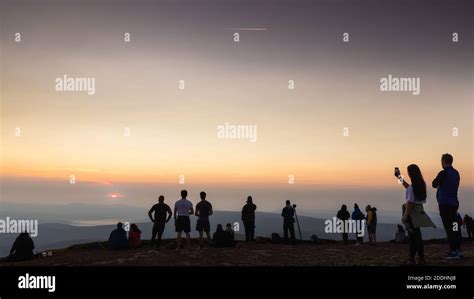 Sunrise at Pen Y Fan Wales Stock Photo - Alamy