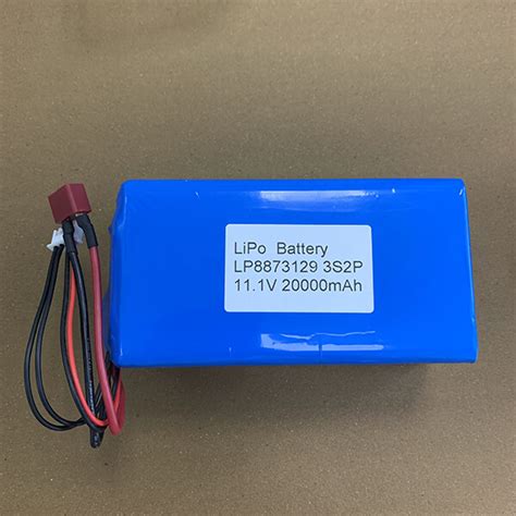 Custom 11.1V LiPo Battery LP8873129 3S2P 20000mAh 222Wh