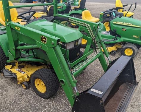 John Deere 445 Attachments (Specs) - Equipment Ready for Use