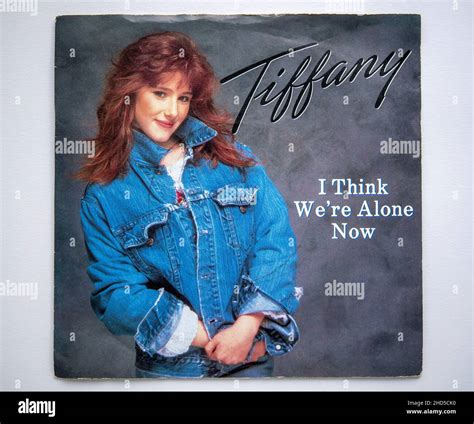 Picture cover of the single I Think We're Alone Now by Tiffany, which ...