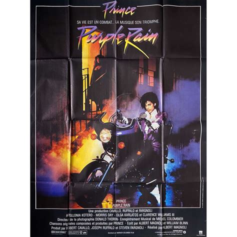 PURPLE RAIN French Movie Poster - 47x63 in. - 1984