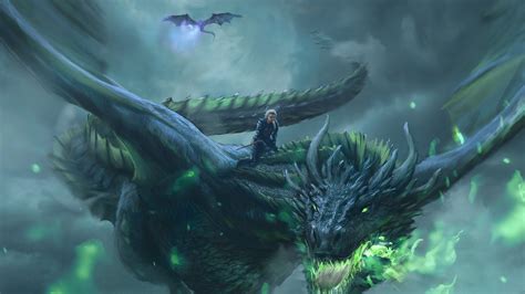 2048x1152 Daenerys Targaryen Dragon Digital Art 4k 2048x1152 Resolution HD 4k Wallpapers, Images ...