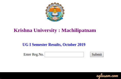 Krishna University Results 2021-22 (OUT): UG Semester Exam Result