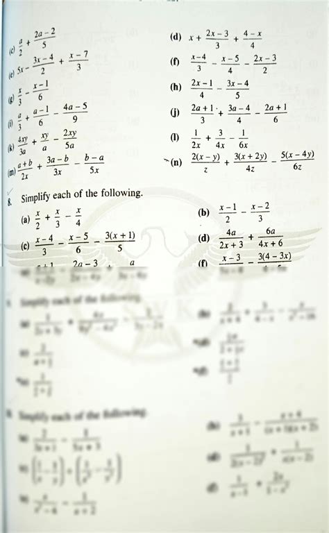 SOLUTION: Algebraic manipulation formulae mathematics practice ... - Worksheets Library